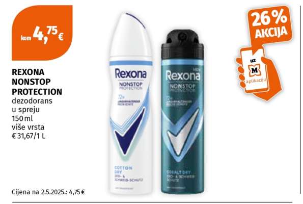 REXONA NONSTOP PROTECTION