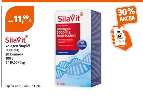 SilaVit kolagen štapići