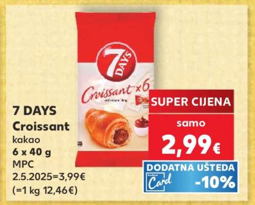 7 DAYS Croissant kakao