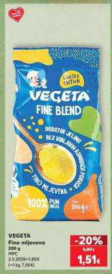 VEGETA Fino mljevena