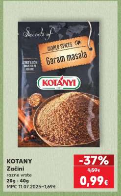 KOTANY Začini