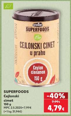 SUPERFOODS Cejlonski cimet