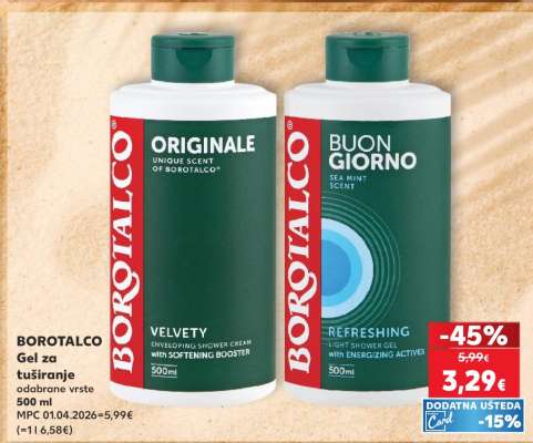 BOROTALCO Gel za tuširanje