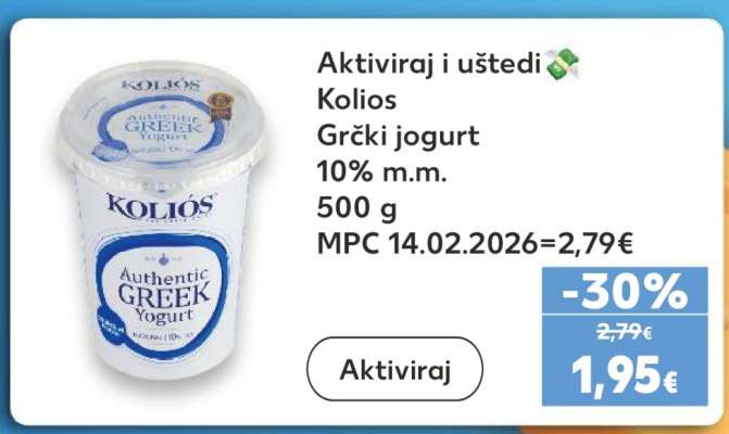 KOLIOS Grčki jogurt