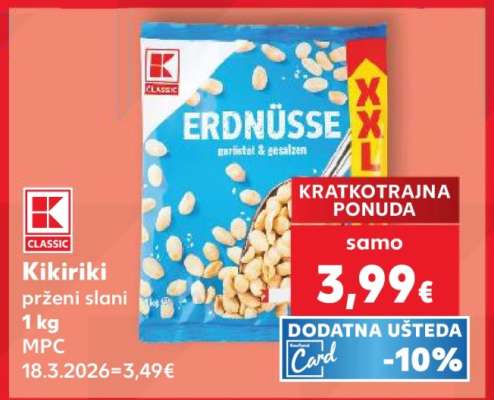 Kikiriki prženi slani 1 kg
