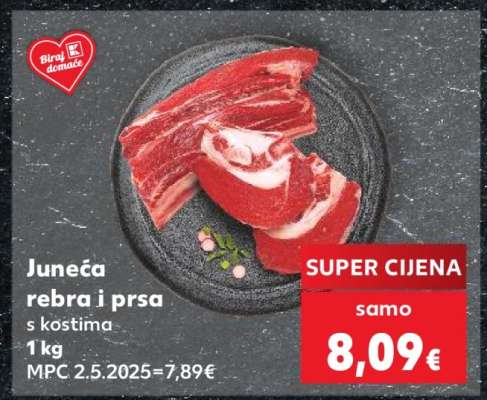 Juneća rebra i prsa