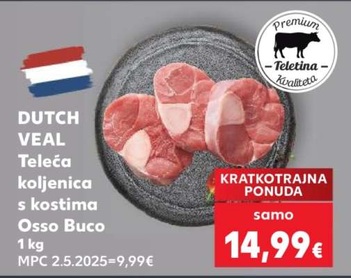 Teleća koljenica s kostima Osso Buco 1 kg