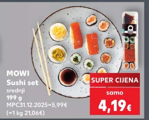 MOWI Sushi set