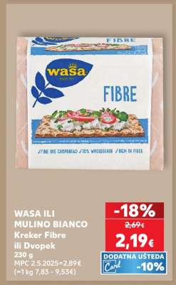 WASA ILI MULINO BIANCO Kreker Fibre ili Dvopek