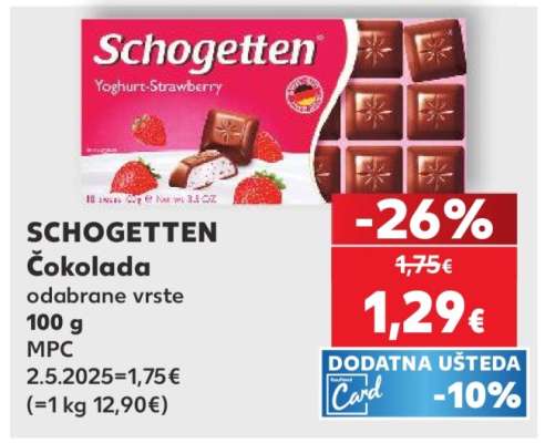 SCHOGETTEN ČOKOLADA