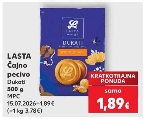LASTA Čajno pecivo Dukati