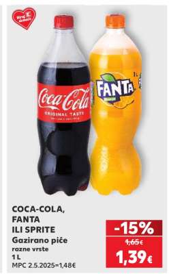 COCA-COLA FANTA ILI SPRITE