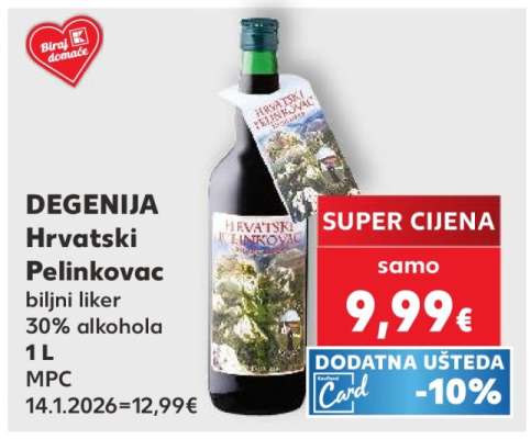 DEGENIJA Hrvatski Pelinkovac