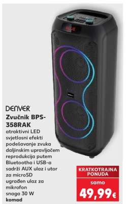 DENVER Zvučnik BPS-358RAK