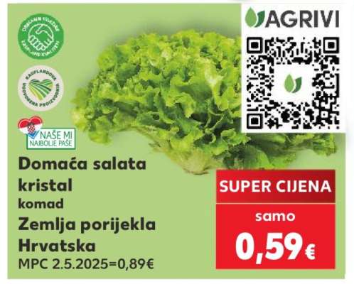 Domaća salata kristal