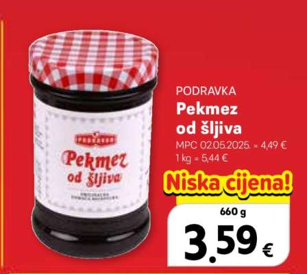 PEKMEZ OD ŠLJIVA