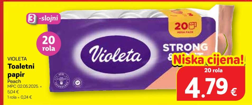 VIOLETA TOALETNI PAPIR