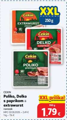 Poliko, Delko s paprikom ili Extrawurst