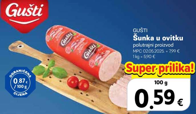 GUŠTI Šunka u ovitku
