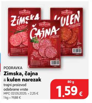 Zimska, čajna ili kulen narezak