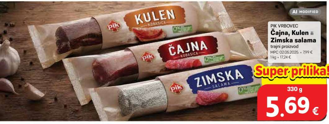 Čajna, Kulen ili Zimska salama