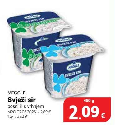 MEGGLE Svježi sir