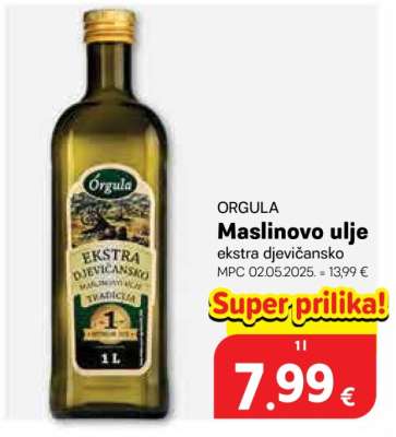 ORGULA Maslinovo ulje ekstra djevičansko