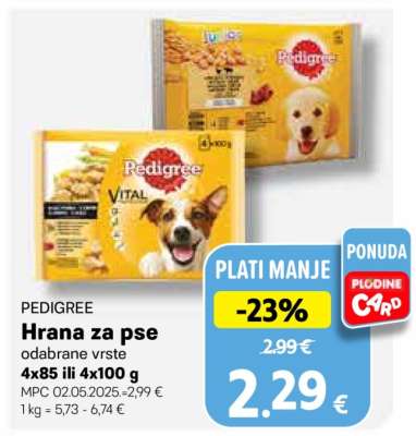 PEDIGREE Hrana za pse