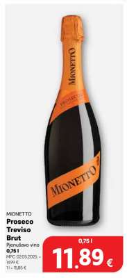 MIONETTO Proseco Treviso Brut