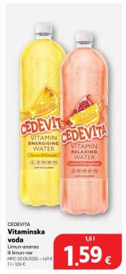 CEDEVITA Vitaminska voda