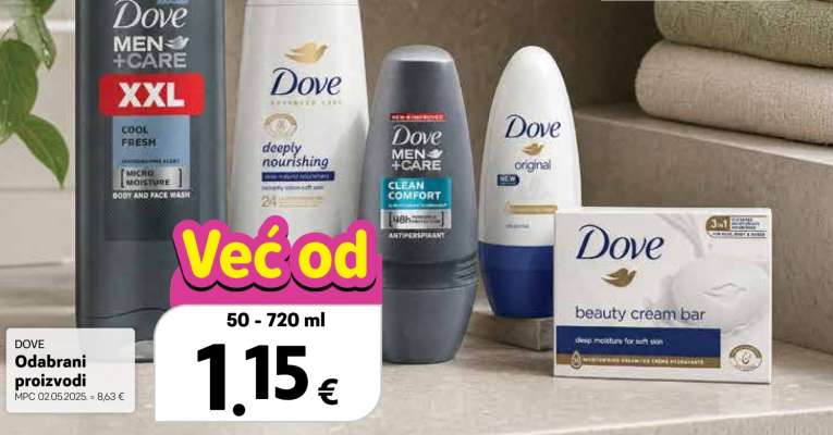 DOVE Odabrani proizvodi