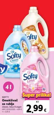 SOFTY Omekšivač za rublje