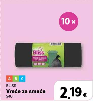 BLISS Vreće za smeće