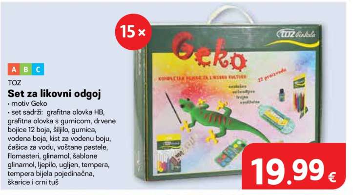 SET ZA LIKOVNI ODGOJ
