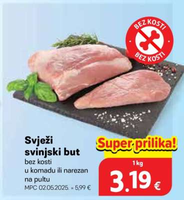 Svježi svinjski but