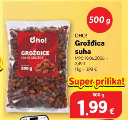 OHO! Grožđica suha