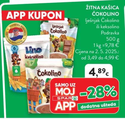 Žitna kašica Čokolino