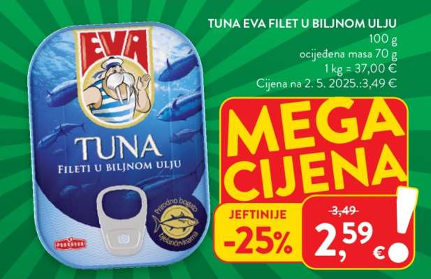 Tuna Eva filet u biljnom ulju