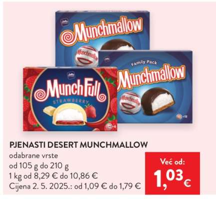Pjenasti desert Munchmallow