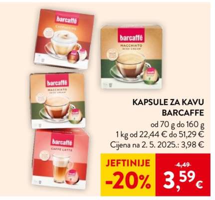 Kapsule za kavu Barcaffe