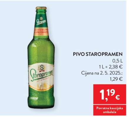 Pivo Staropramen