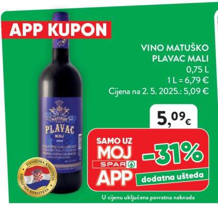 Vino Matuško Plavac Mali