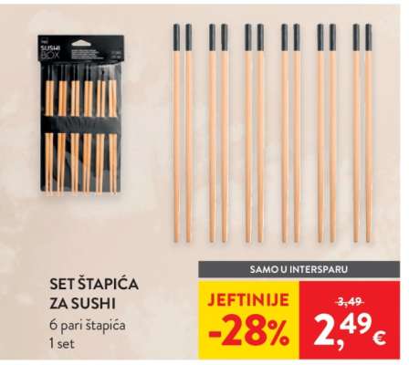 Set štapića za sushi