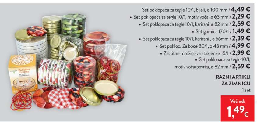 Set gumica, 170/1