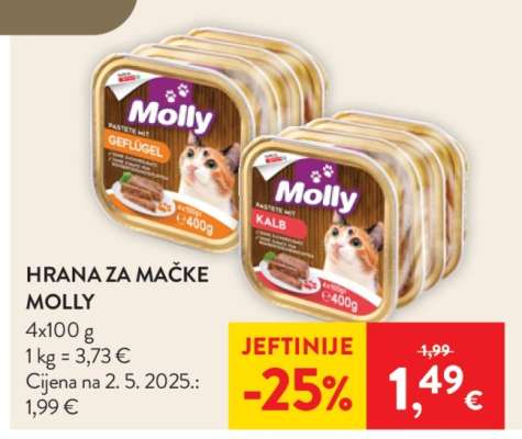 hrana za mačke mOlly