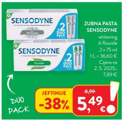 Zubna pasta Sensodyne