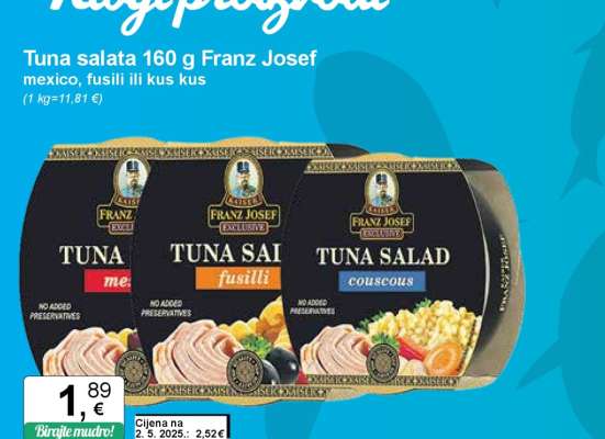 Tuna salata 160 g Franz Josef