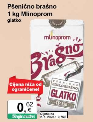 Pšenično brašno 1 kg Mlinoprom