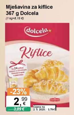 Mješavina za kiflice 367 g Dolcela