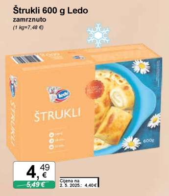 Štrukli 600 g Ledo